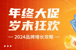 年终大促 |品牌商家如何抢跑？把握这个营销重点是关键！